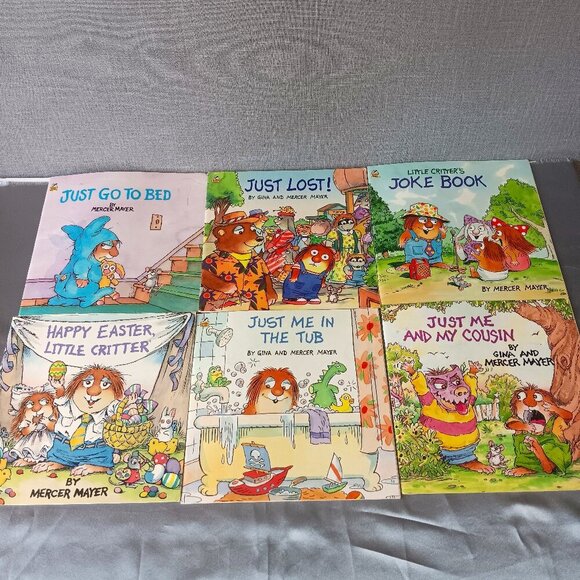 Little Critter Golden Books Lot 6 Mercer Mayer Children Kids Picture 80s 90s - Picture 1 of 5